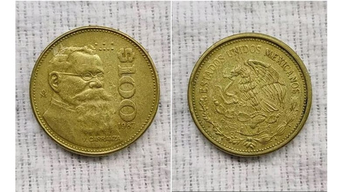 Vendo Moneda 100 Pesos Mexicanos 1987