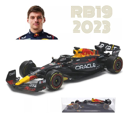 Formula 1 F1 2023 Red Bull Rb19 Escala 1:24 Bburago 23,5cm