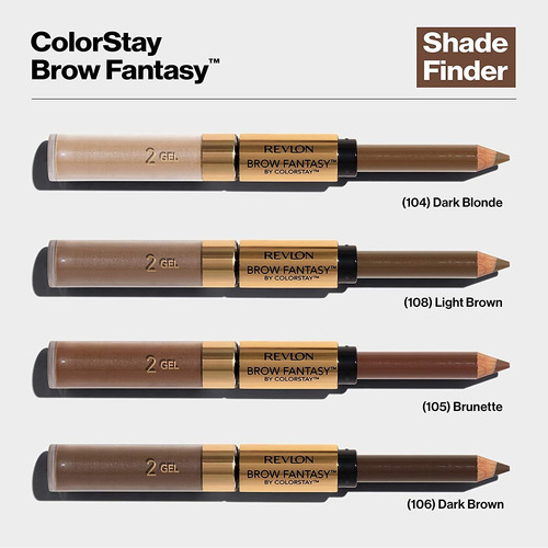 Revlon Brow Fantasy Pencil Gel By Colorstay, Light Brown
