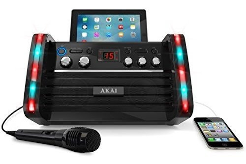 Akai Ks213 Portable Cd & G Karaoke System Con Tablet Cradle