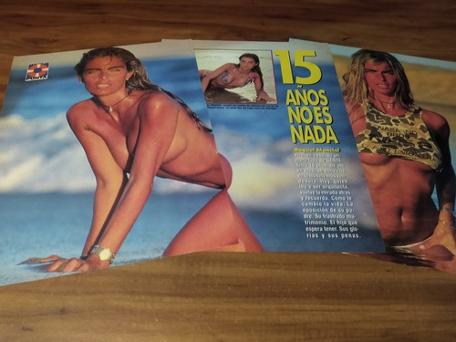 (ar959) Raquel Mancini * Clippings Revista 3 Pgs * 1995