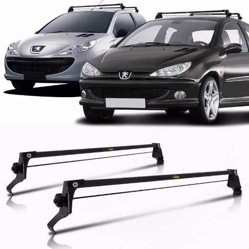 Rack De Teto Aço  Peugeot 206 E 207 2 Portas