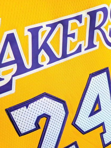 Regata Nba Lakers Kobe Bryant 24 Amarela Regata Basquete Nba