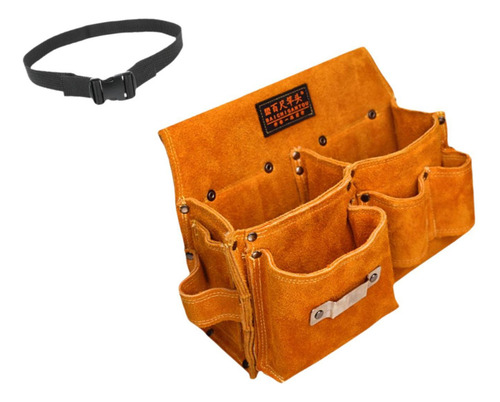 Fs Bolsa De Cinto De Cinto De Ferramenta De Couro Versátil