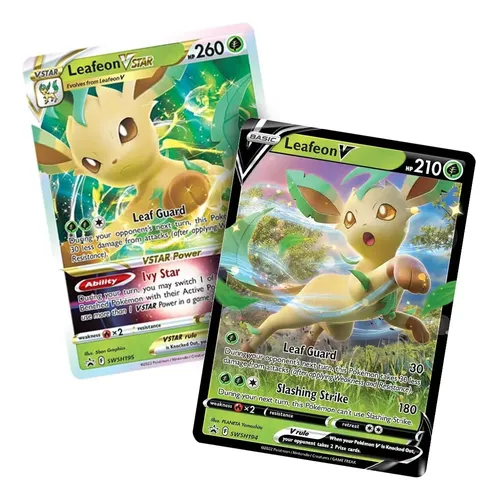 Trading Cards Pokemon Leafeon Vstar Special Collection Box