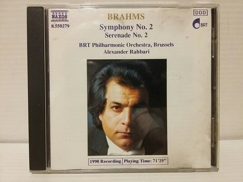 Brahms. Symphony No.2 Serenade No. 2. Cd.