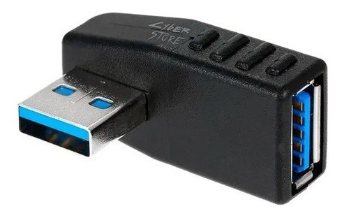 Adaptador Usb 3.0 Vertical M X F 90º Graus Esquerda +