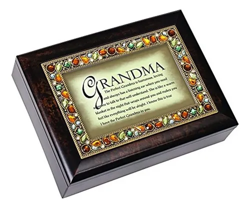 La Caja De Joyeria Musical De La Tapa De La Joya De La Abue