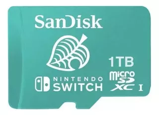 Memoria Micro Sd De 1 Tb Para Nintendo Switch 4k 100 Mb/s Cn