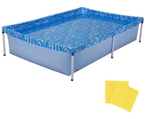 Piscina Com Armação 1000 Litros 189 X 126 X 42 Cm Mor