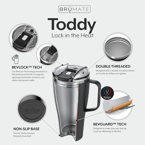 Brmate Toddy Xl - 32oz 100% Taza De Café Aislada A Prueba De