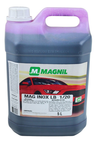 Limpa Baú Automotivo 1 Desincrustante Mag Inox 5 L - Magnil 