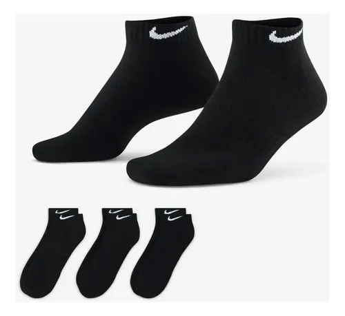 Meia Nike Everyday Cushion Cano Baixo (3 Pares)