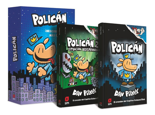 Pack Policán, De Dav Pilkey. Editorial Ediciones Sm, Tapa Dura En Español, 2022