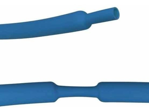 Kit 10mts Espaguete Termo Retrátil Tubo Encolhível 1mm Azul