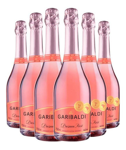 Espumante Garibaldi Prosecco Brut Rosé 6x750ml