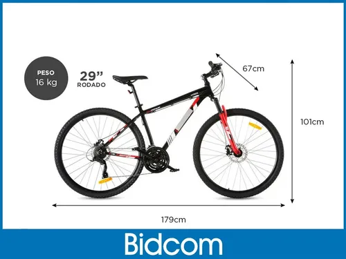 Medidas de bicicleta rodado 29 sales