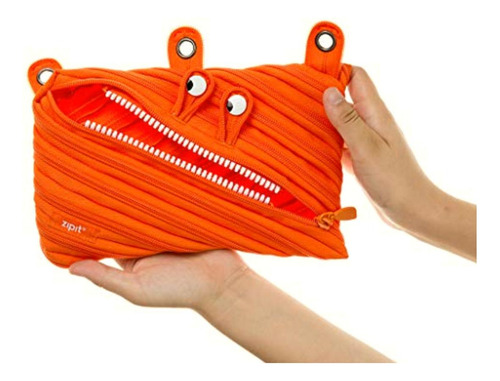 Zipit Ztm3r-ge-1 Monster 3 Ring Pouch Orange