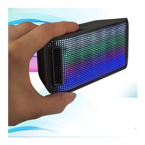 Imagen 3 de 7 de Parlante Portatil Noganet Ng-p31 Bluetooth 3w Led Fm Llamada