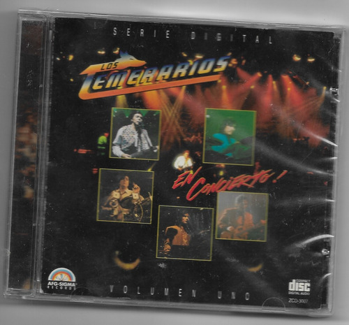 Cd Los Temerarios En Concierto Volumen Uno