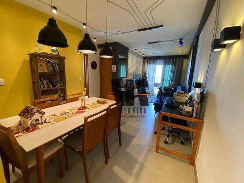 Imagem 2 de 22 de Belíssimo Apartamento Na Ponta Da Praia Com Varanda Gourmet - Ap1462