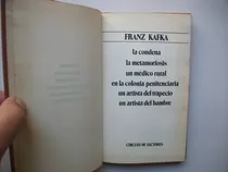 Comprar La Condena \u002F La Metamorfosis Y Otros Relatos - Franz Kafka