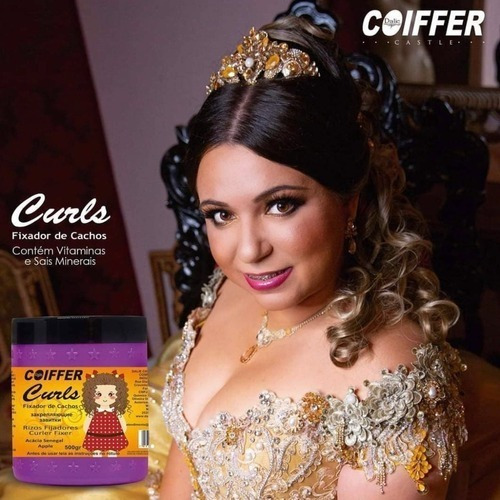 Imagem 2 de 4 de Fixador De Cachos Curls 500g Coiffer No Poo Low Poo