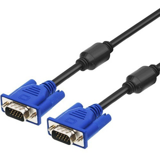 Cable Vga De 1.5 Metros Para Monitor Pc Notebook Con Filtros