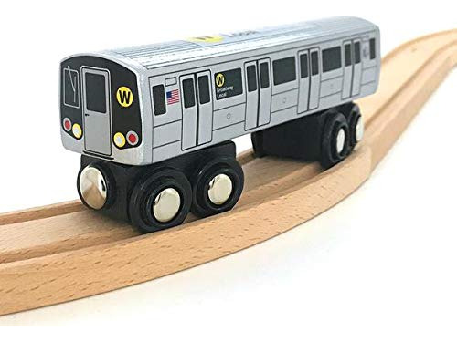 Munipals Mp01-110w Metro De Madera W Tren Nyc Mta Nyc Broad.