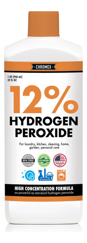 Chromex Peroxido De Hidrogeno 12% Grado Alimenticio, Solucio