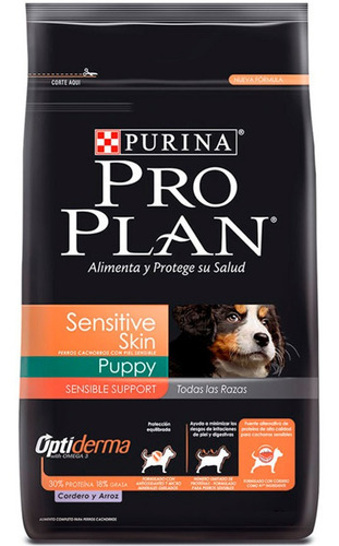 Alimento Perros Pro Plan Puppy Sensitive Skin Cordero 3kg