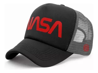 Gorra Trucker Clasica Motivo Logo Nasa