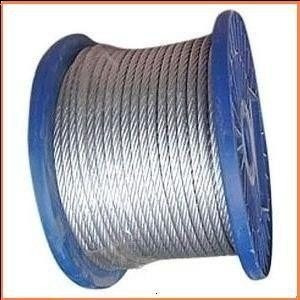 Cable De Acero Galvanizado 6x19+1 Ø 6 Mm Flexible X 10 Mts