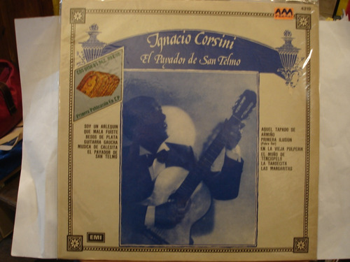 Ignacio Corsini El Payador De San Telmo Disco Lp Vinilo   E