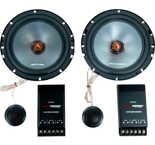 Set De Medios Rock Series Rks-p165.2c 6.5 450w 120rms | Meses sin intereses