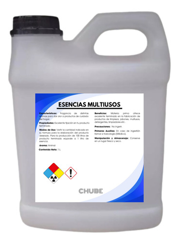 Esencia Fragancia Aroma Para Detergentes Y Jabones 1 L