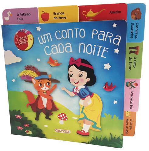 7 Noites 7 Contos - Um Conto para Cada Noite, de Libsa. Editora Girassol Brasil Edições EIRELI, capa dura em português, 2018