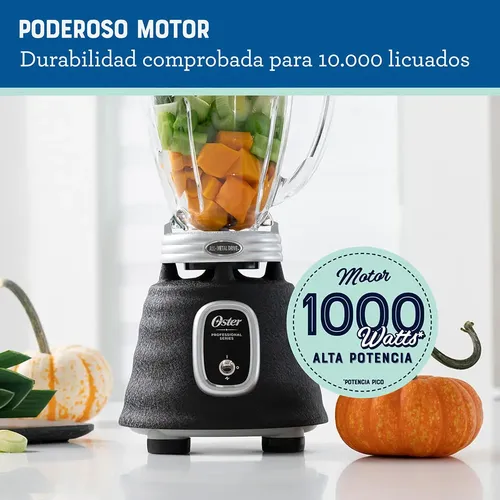 Licuadora Vaso Vidrio L Vel y pulso Oster Blstbpst 4099