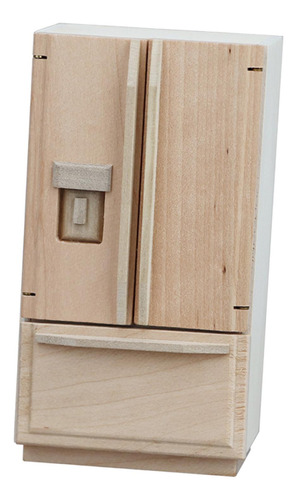 Mini Refrigerador Para Casa De Muñecas 1:12 Realista Para