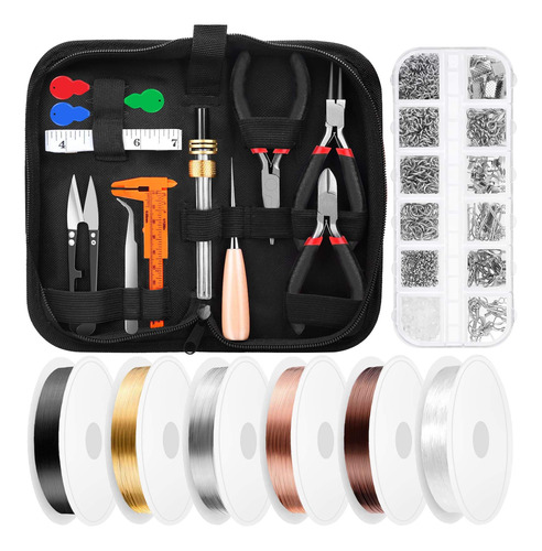 Thrilez Kit De Suministros Para Hacer Joyas Con Alambre De A