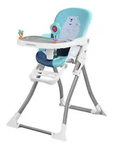 Comprar Silla De Comer Carestino Rio Aguamarina Dob Bandeja Plegable