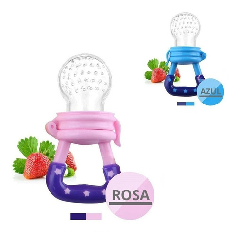 Chupeta Alimentadora Silicone Porta Frutas Papinha Bebê