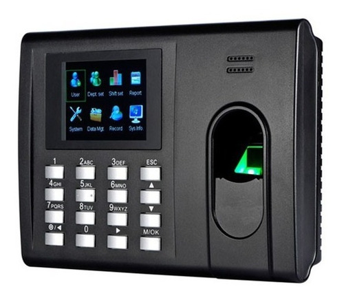 Control Asistencia Zkteco K30 Zksoftware Huella Tcp Red