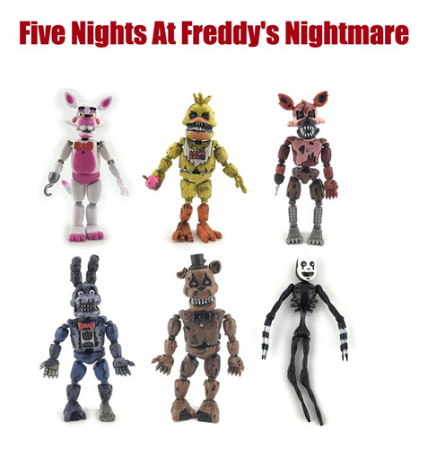 Five Nights Freddy's Dolls 6 Unidades