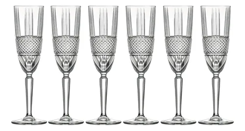 comprar Flauta Para Brindar, Champán, Copas, Juego De 6 Copas De Cri