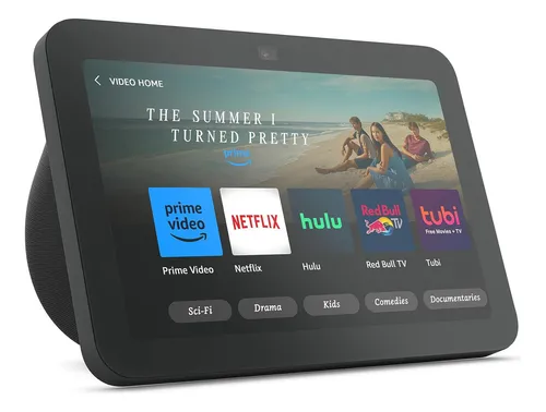 Echo Show 8 2ª Geração Alexa 8'' 13mp Preto Amazon 110v/220v