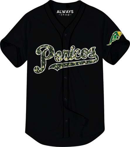 Camisola Jersey Pericos De Puebla M5 Negro Ch M G Eg 2eg