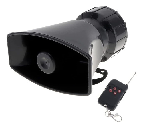 Sirena Para Coche 7 Sonidos 12 V 100 W Con Control Remoto