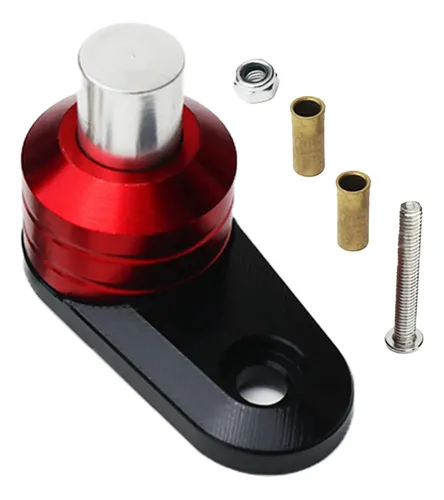 Soporte Universal Para Palancas De Embrague Y Freno - Color Negro/Plateado, Para Motos Twin Shock
