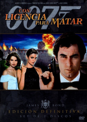 Dvd 007 Con Licencia Para Matar Edicion Definitiva 2 Discos